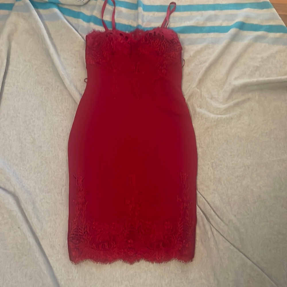 Red. Size small Haite Monde dress